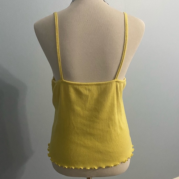 Yellow ribbed tank! 💛 - Picture 3 of 5
